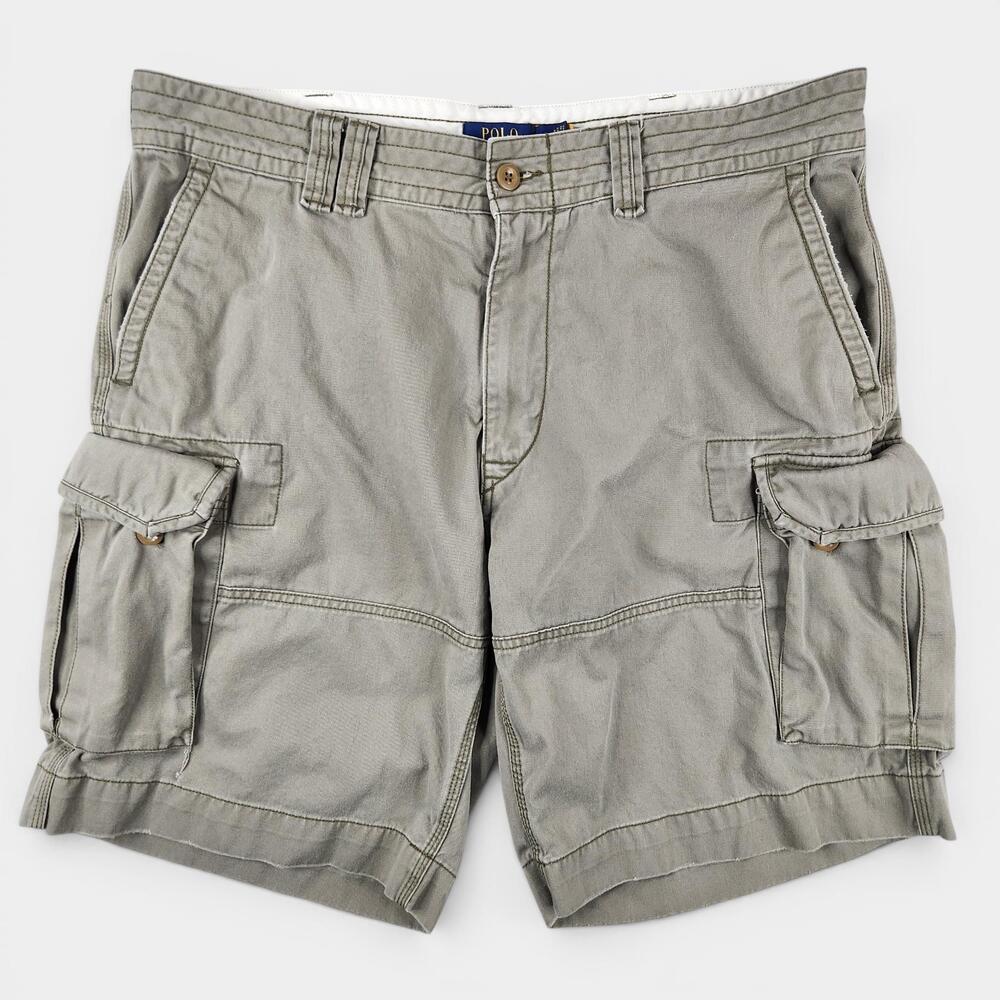 Polo Ralph Lauren Gellar Classic Fit Cargo Short Mens 38 Mountain Green 10.5"